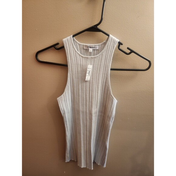 Madewell Tops - Madewell Top Signature Knit Cutaway Shimmer Knit Sleeveless Sweater Size XS NWT
